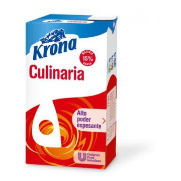 Nata Culinaria 15% Krona Brik 1 L. Caja 8 u.