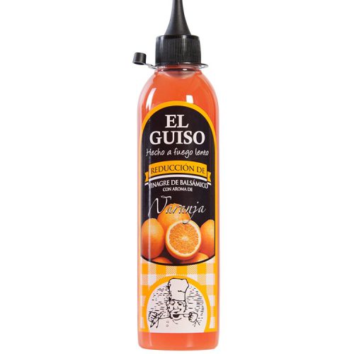 Reducción de Vinagre Balsamico El Guiso de Naranja 250 ml.