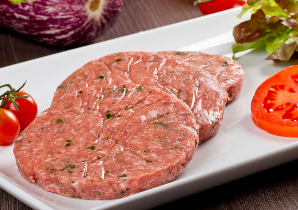 Hamburguesa de Cerdo Abuelo Pepe Bandeja 4 unidades Precio kg.