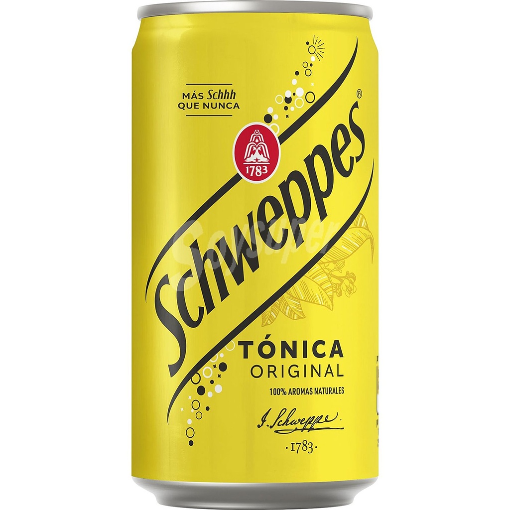 Tonica Schweppes lata 25 cl. Clasica 24 unid. (Pequeña)