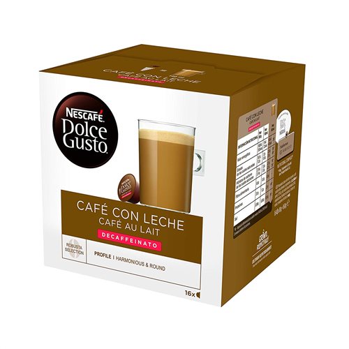 Café Dolce Gusto Descafeinado con leche 16 u.