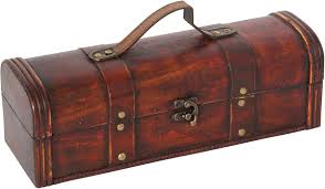 Caja madera Rustica para 1 botella