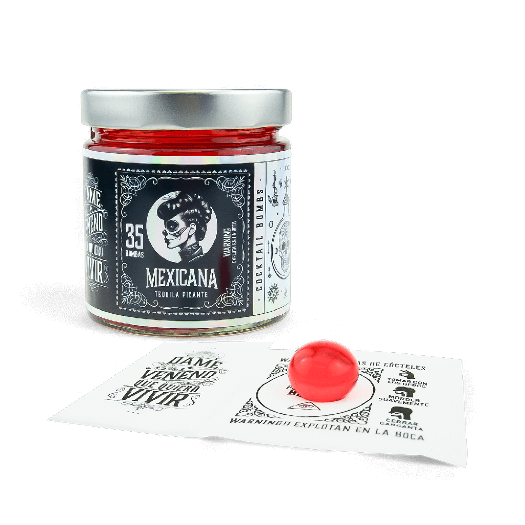 Bomba Mexicana Frasco 35 unid. Tequila y Picante