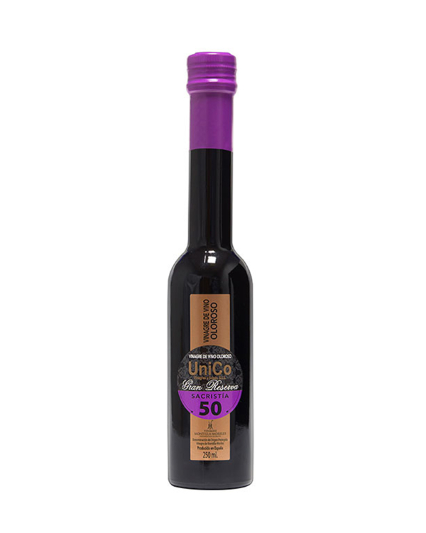 Vinagre Gran Reserva 50 Seco Oloroso 10º UniCo 250 ml.