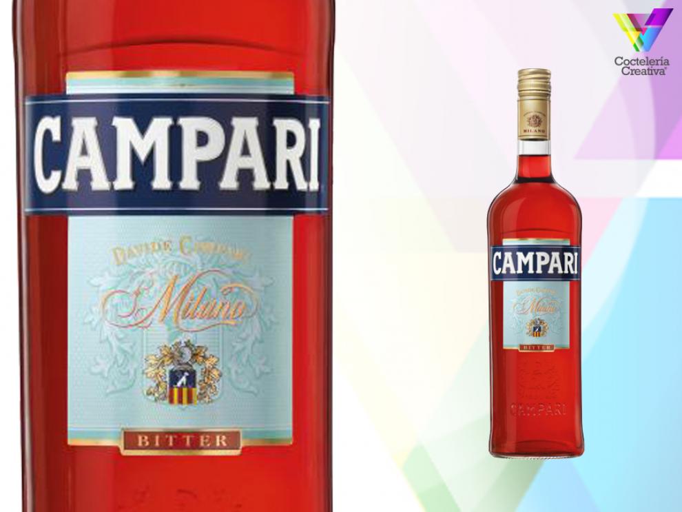 Italia, Vermut Bitter Rojo Campari 1L. 28,5º
