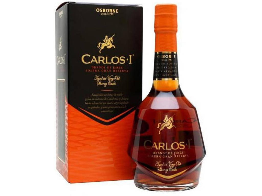 Brandy Carlos I Gran Reserva Osborne 40º 70 cl.