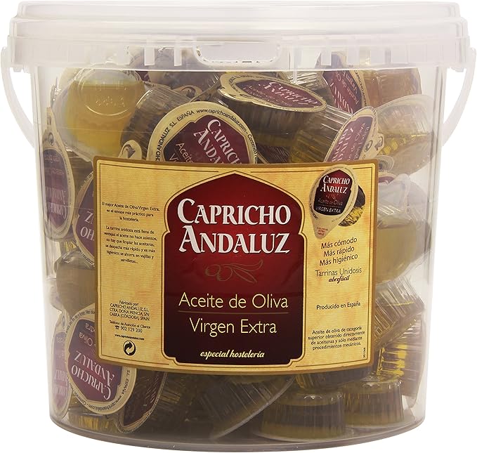 Aceite Oliva Virgen Extra Capricho Andaluz Monodosis Granel 360 u. 20 ml.