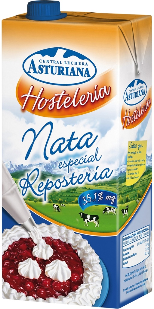 Nata Asturiana 35% Reposteria 6x1 L. (12052)