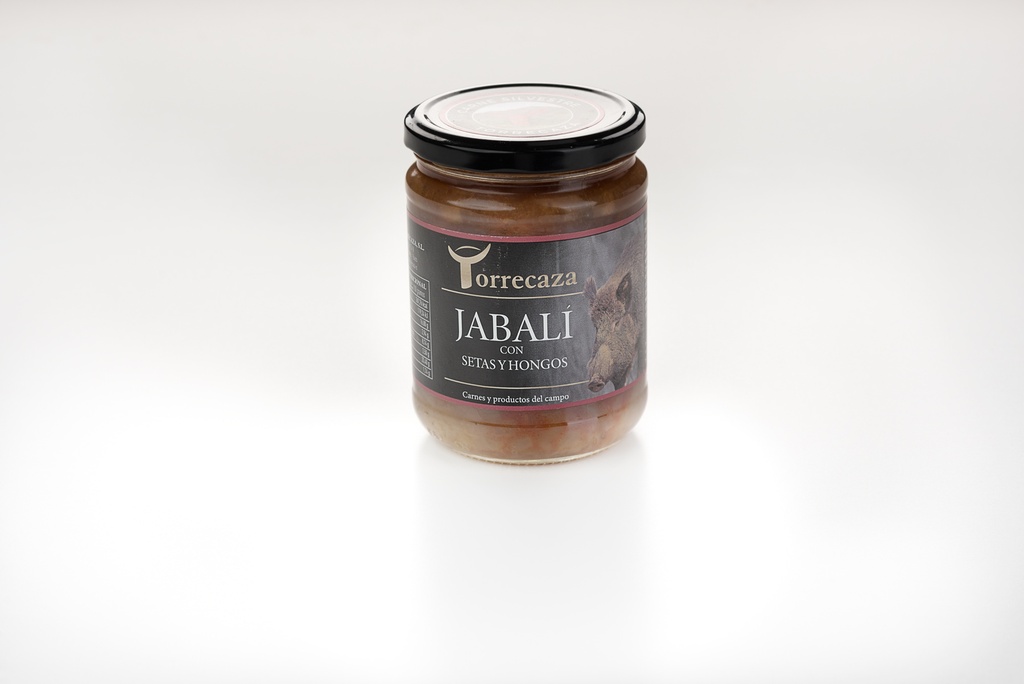 Jabali con Setas y Hongos Torrecaza Tarro