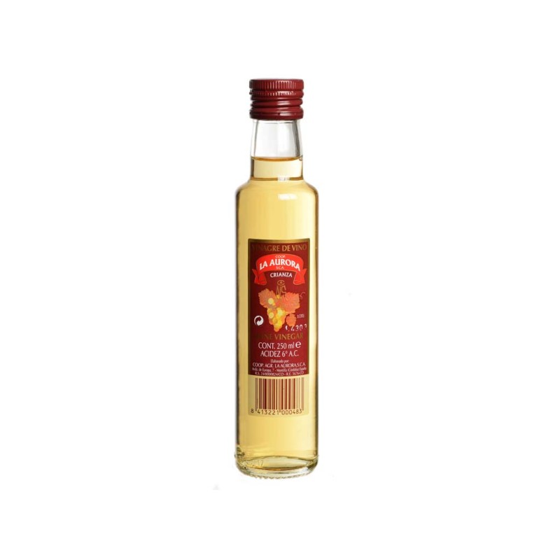 Vinagre Crianza 6º La Aurora Cristal 250 ml.