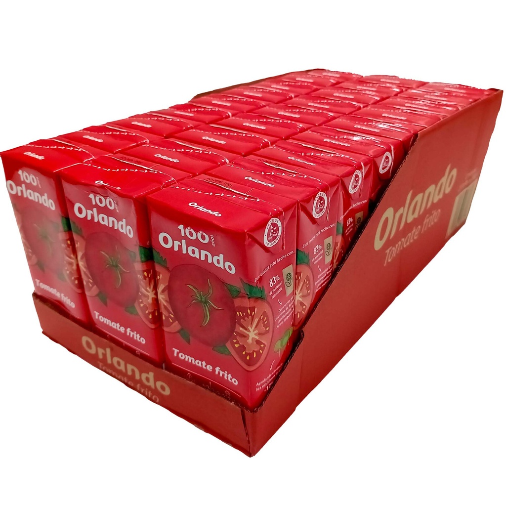 Tomate Orlando Frito brick 350 gr. Caja 27 u.