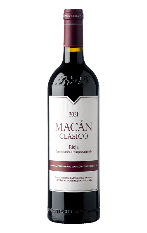Rioja, Tinto Crianza Macán Clásico 75 cl.