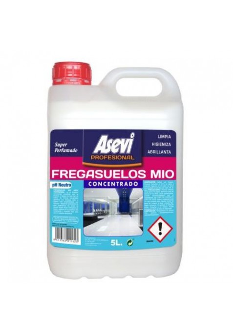 Fregasuelos Asevi Rosa Mio Garrafa 5 L.