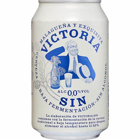 Cerveza Victoria 00% Lata 33 cl. 24 u.