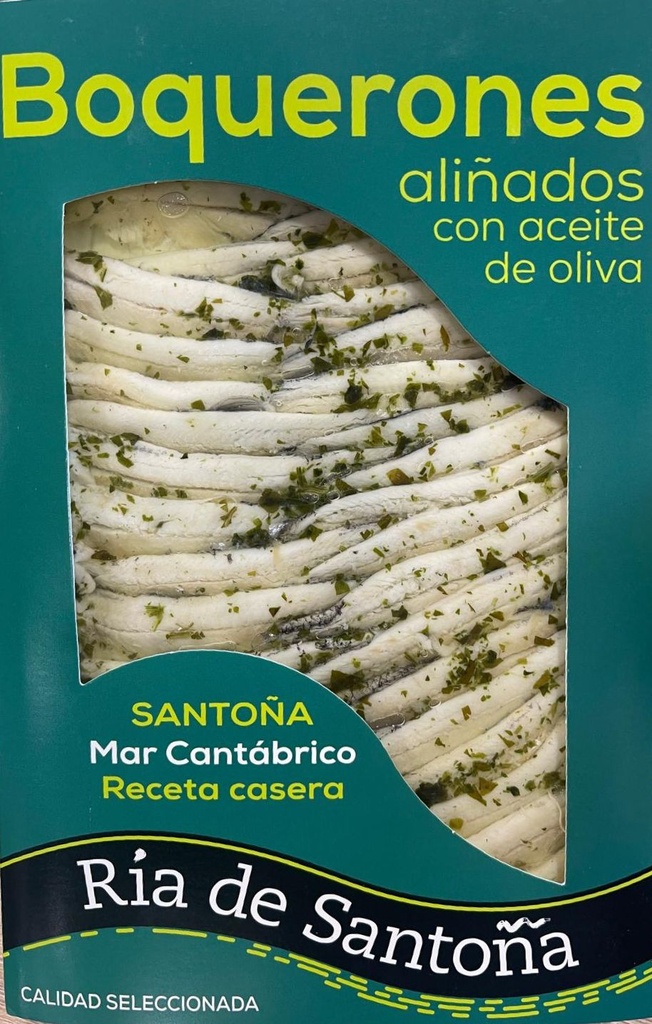 Boqueron en Vinagre y Aceite de Oliva Tarrina 200 gr. Ria Santoña