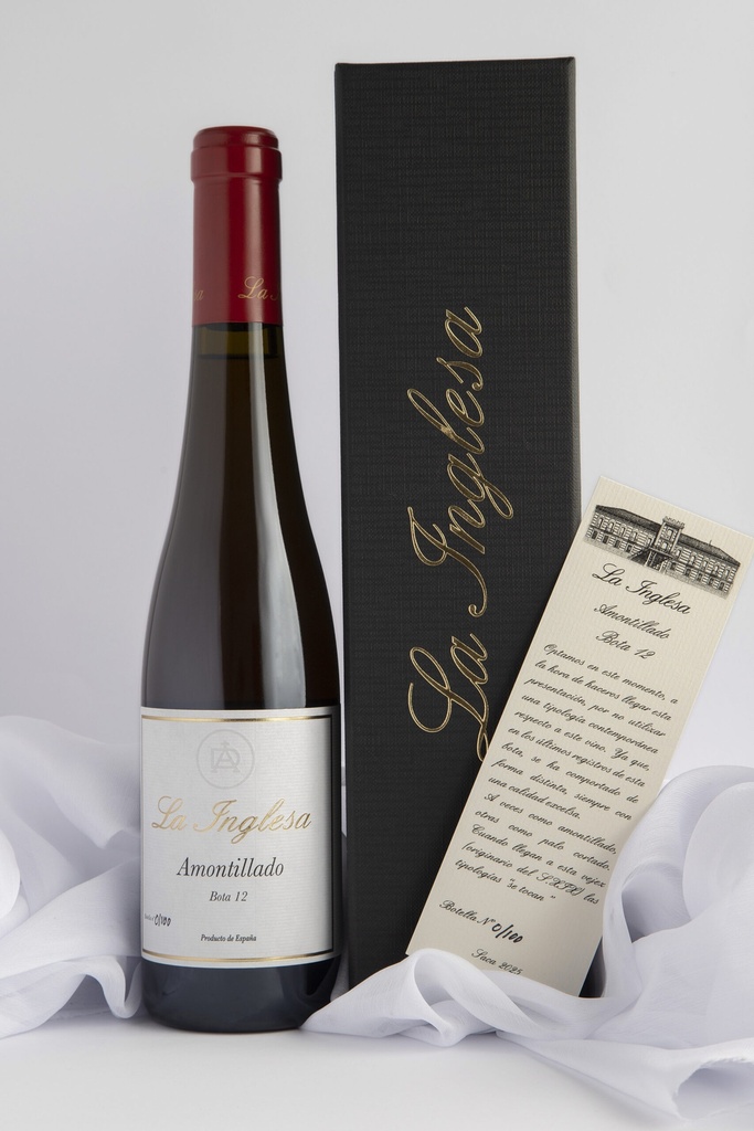 Vino Amontillado bota 12 La Inglesa 375 ml.
