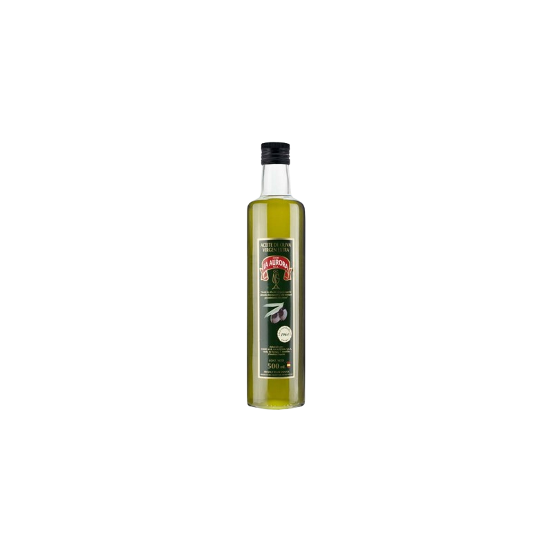 Aceite Oliva Virgen Extra La Aurora Cristal 500 ml.