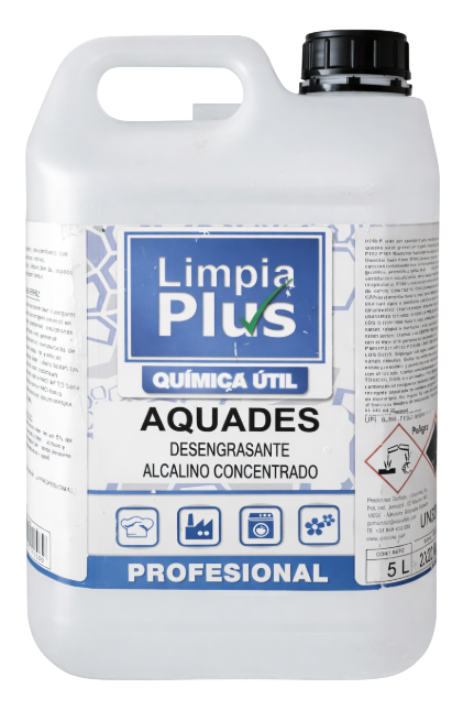Desengrasante Alcalino Aquades 5 L.