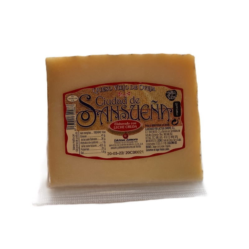 Queso Sansueña Curado Oveja Cuña  300 gr. aprox.