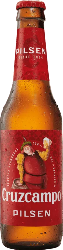 Cerveza Cruzcampo 33 cl. Sin retorno 24 u. (Promo. Feria)