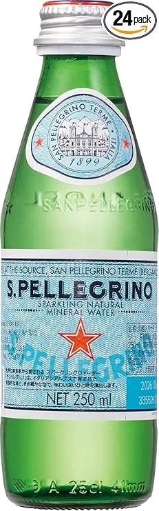 Agua San Pellegrino Con Gas 250 ml. Caja 24 b. 