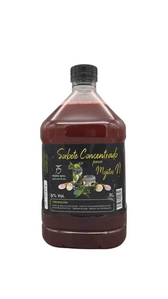 Mojito Concentrado Fresa 5º 3 L. Mil Paladares Ñ  