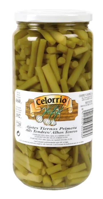 Brotes de Ajo (Ajetes) T-720 660 gr. Celorrio