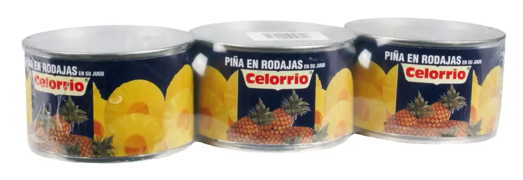 Piña en su jugo pack-3 latas 680 gr. Celorrio