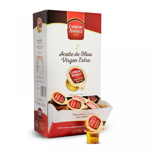 Aceite Oliva Virgen Extra Capricho Andaluz Monodosis 96 u. 20 ml.