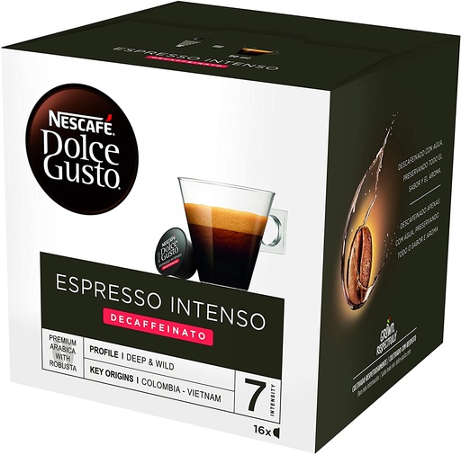 Café Dolce Gusto Descafeinado Intenso 16 u.