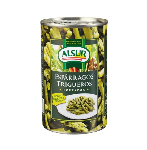 [4083] Esparrago Alsur Verde Triguero cortado Lata 425 ml.