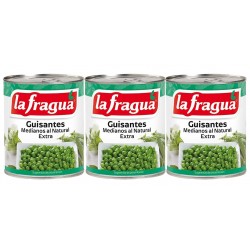 [4624] Guisantes pack-3 latas 200 gr.