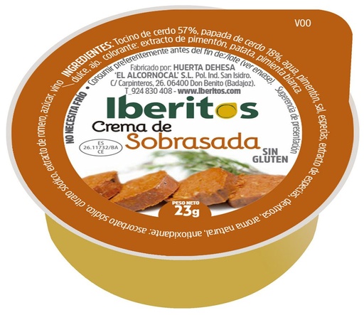 [9263] Paté Iberito 45u.x23 gr. Crema Sobrasada