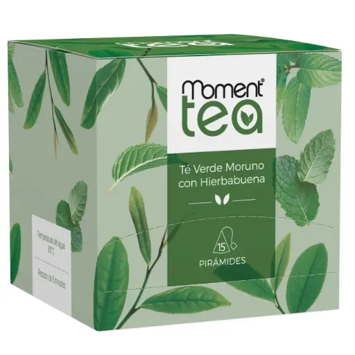 Infusión Te verde Moruno Hierbabuena Moment 15 u.