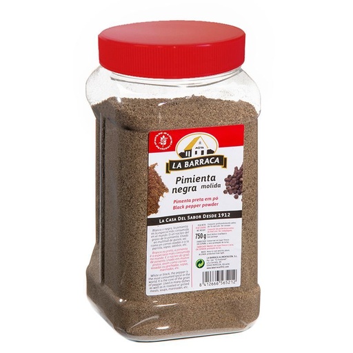 [90659] Pimienta Negra Molida La Barraca 500 ml. 420 gr.