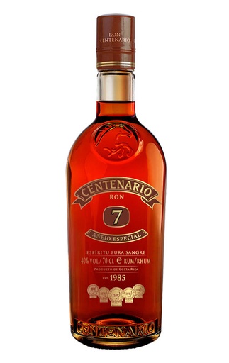 Ron CENTENARIO 7 años 40º 70 cl. Costa Rica