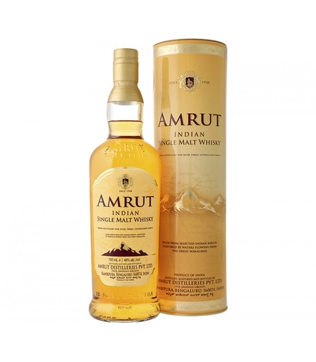 [11669] Whisky Scotch AMRUT 100% Malta 70 cl. Estuche