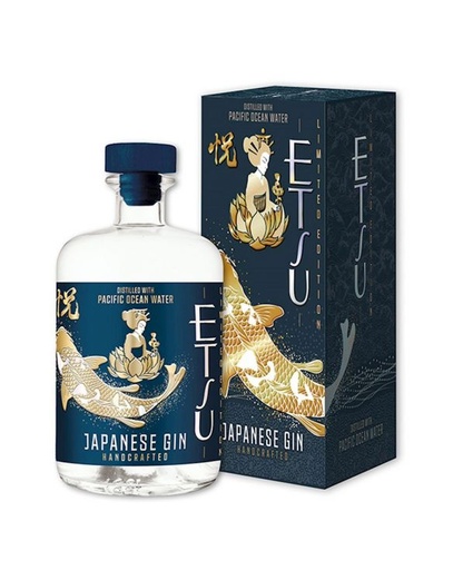 [11686] Gin Japonesa ETSU Pacific Ocean Water Estuche