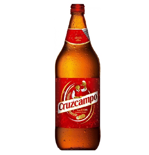 [10789] Cerveza Cruzcampo 1 L. 6 u. Tapon Rosca