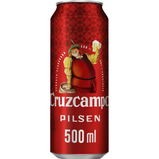 Cerveza Cruzcampo Lata 50 cl. 24 u.