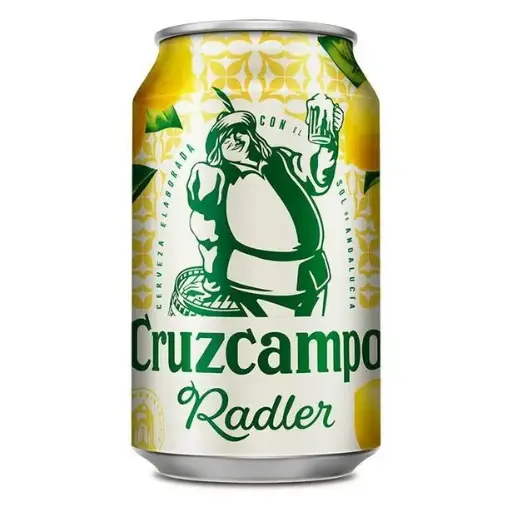 Cerveza Cruzcampo Radler lata 33 cl. 24 u.