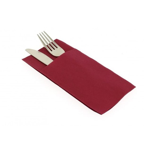 [11306] Servilleta Papel 30x40 Canguro 60 u. Burdeos