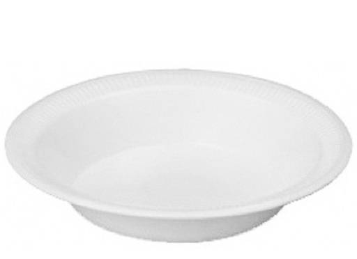 [120961] Plato PVC hondo 100 u.  20,5 cm.