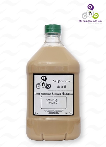 Crema de Tiramisu 3 L. Mil Paladares Ñ