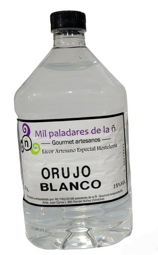 [11707] Orujo Aguardiente Blanco "La Ñ" 3 Litros