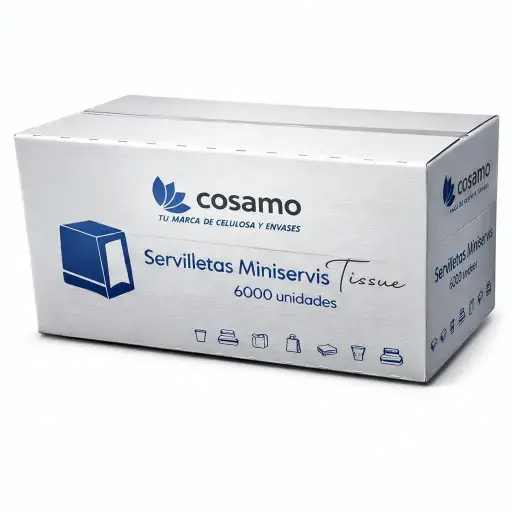 Servilleta Mini Servis Tissue 60 paq. 100 u.