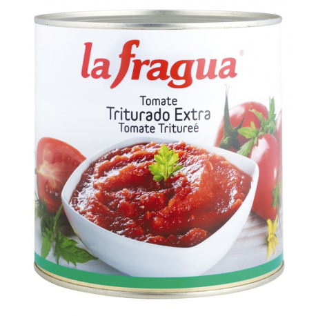 [9087] Tomate La Fragua Triturado Doble Concentrado Extra lata 3 kg.