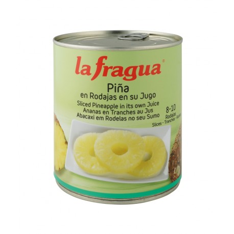Piña en su jugo Lata 1 kg. 8/10p. La Fragua