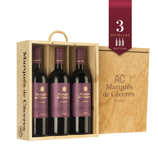 Marques de Caceres Reserva 2017 75 cl. Madera 3 b. Rioja
