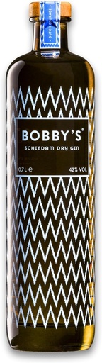 Gin Bobby's Schiedam Dry 42º 70 cl. Ginebra Holandes Organica